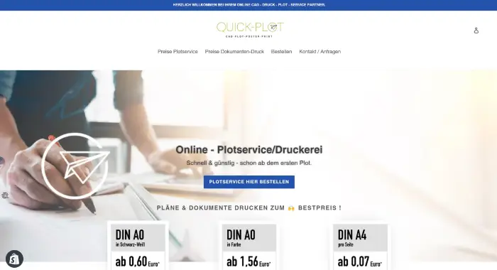 Quickplot — Online-Druckportal