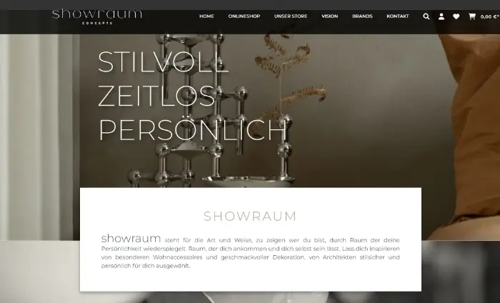 Showraum Concepts — Interior Design